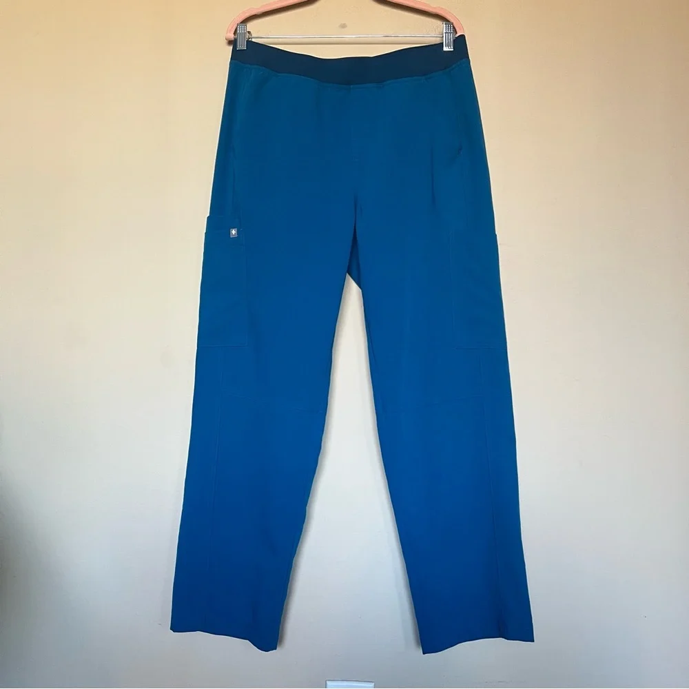 Figs Men’s Axim Cargo Scrub Pants Alps Blue